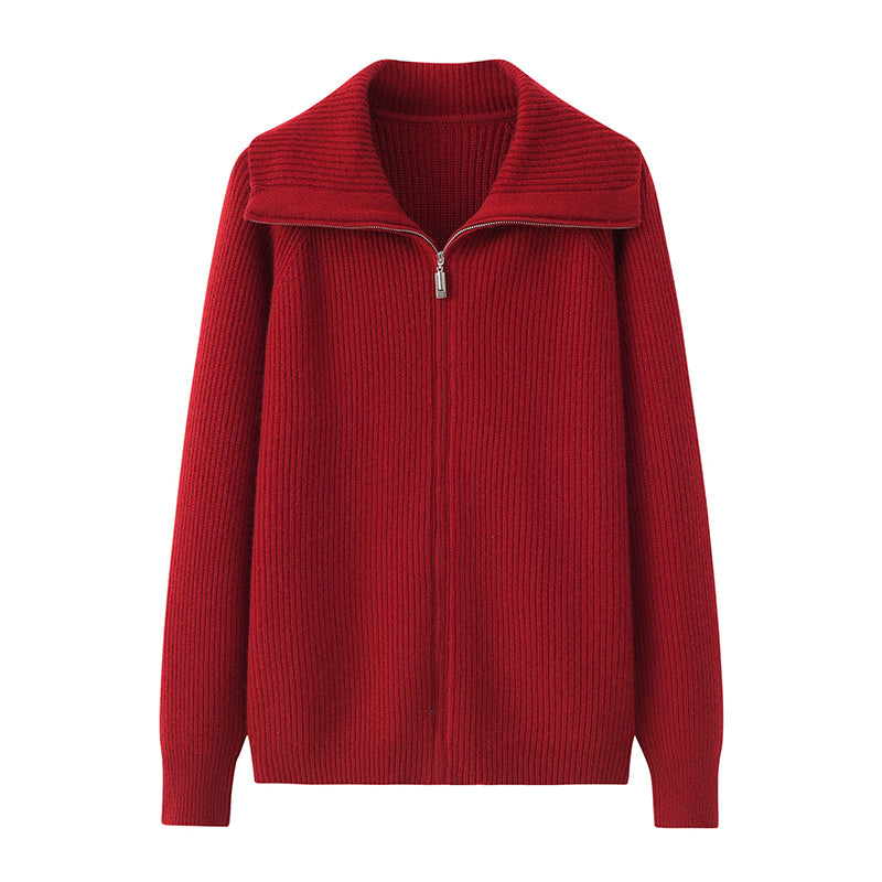 Cable-Knit Wool-Cashmere Roll-Neck Jumper