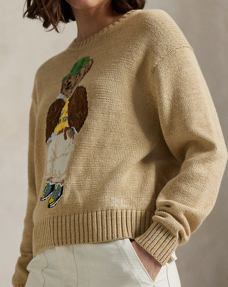 Bear Cotton Crewneck Jumper